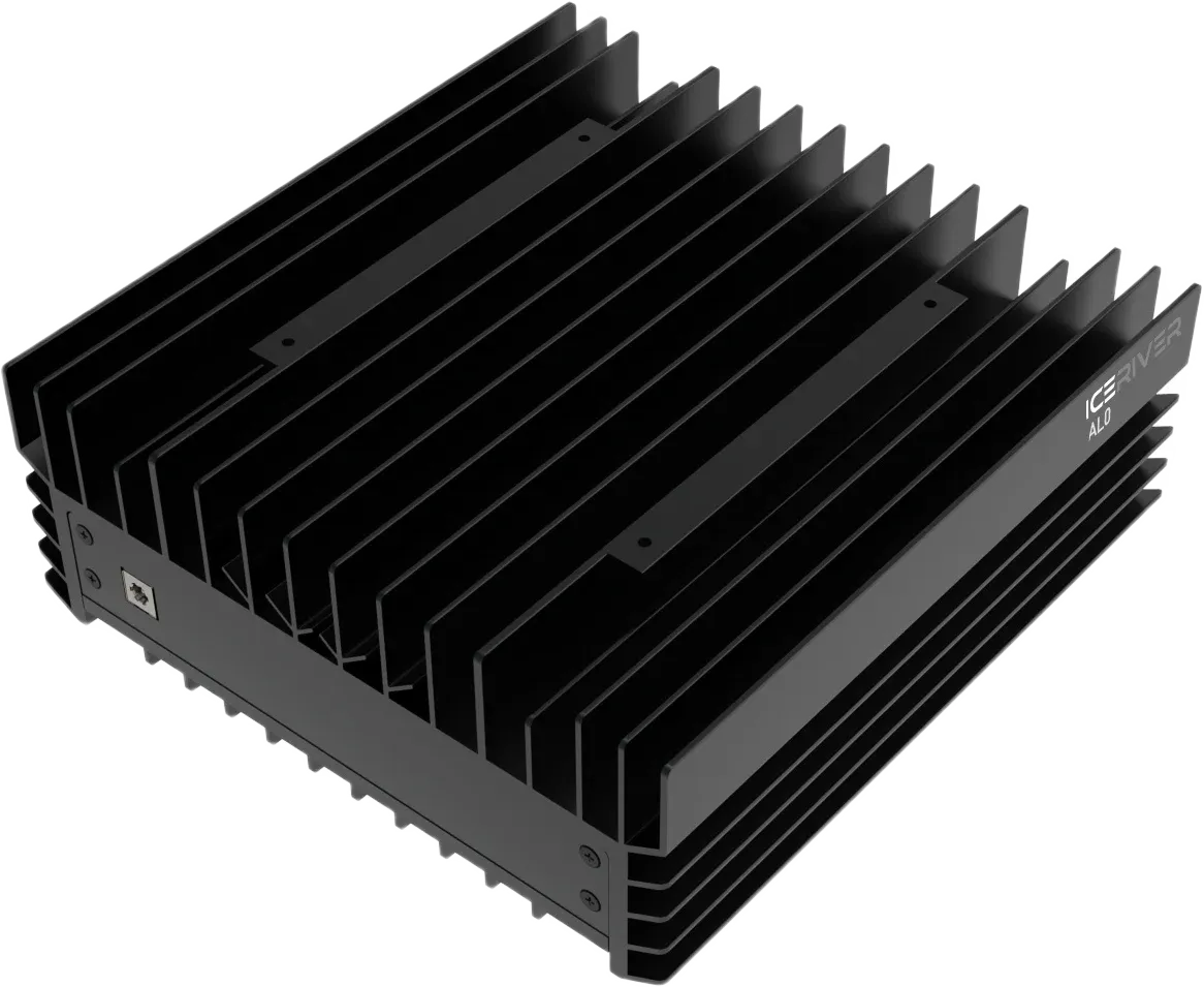 IceRiver ALEO AE0 ASIC miner for zkSNARK Aleo with 50Mh/s hashrate and 100W power consumption