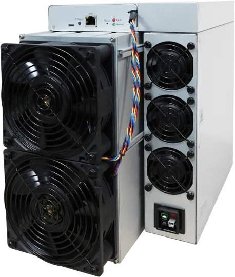 Bitmain Antminer X9 ASIC miner for RandomX XMR Monero mining with 1Mh/s hashing power and 2472W power consumption