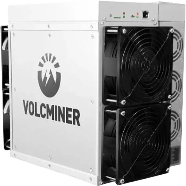 VolcMiner D1 ASIC miner for Dogecoin and Litecoin mining with 17Gh/s hashrate and 3900W power consumption