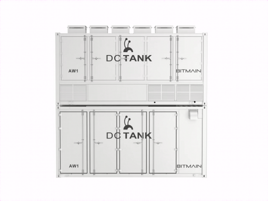 DCTANK AW1 modular data center container with cooling tower and detailed specifications