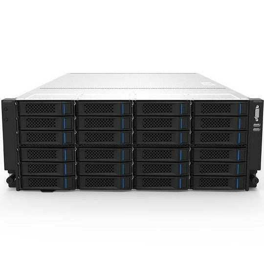 Bitmain on-rack Filecoin miner unit with multiple hard drives and cooling fans