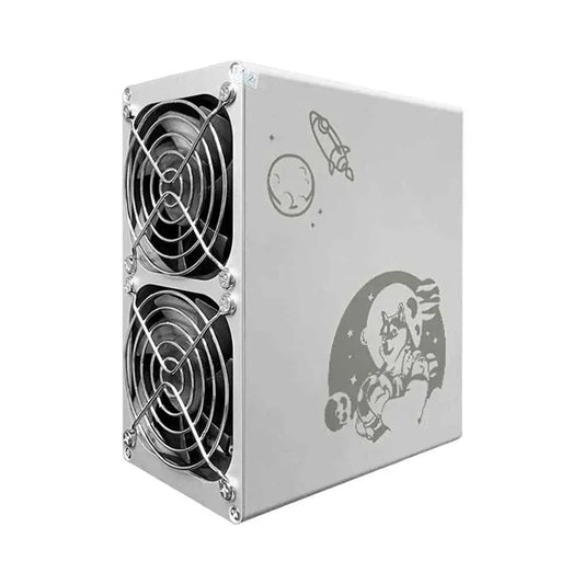 Goldshell Mini-DOGE Pro 205Mh Dogecoin Miner device with dual fans and compact design