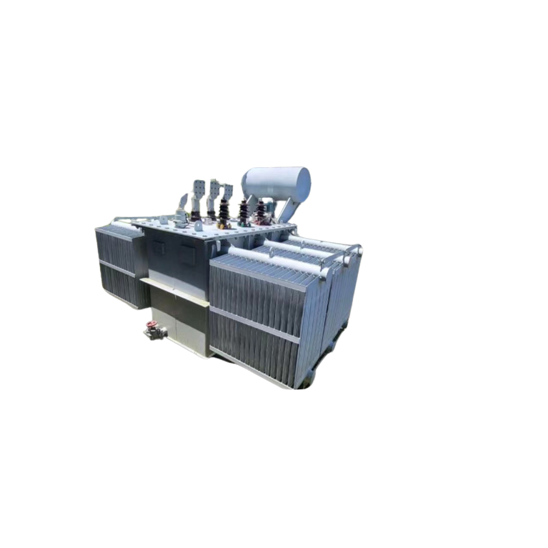 Huapeng 3000 KVA three-phase pad mounted transformer with KNAN and FR3 oil cooling and 12,470V high voltage rating