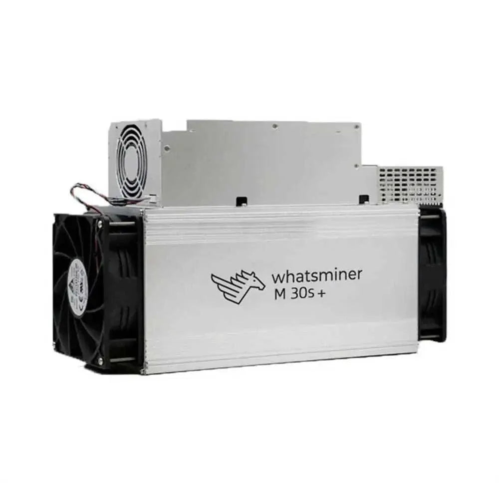 MicroBT Whatsminer M30S+ 100Th Bitcoin Miner SHA-256 ASIC miner with 3400W power and dual fans