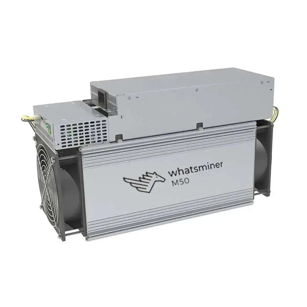 MicroBT Whatsminer M50 114Th Bitcoin Miner SHA-256 miner with 114Th/s hashrate and 3306W power consumption