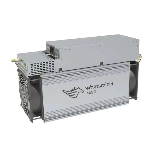 MicroBT Whatsminer M50 114Th Bitcoin Miner SHA-256 miner with 114Th/s hashrate and 3306W power consumption