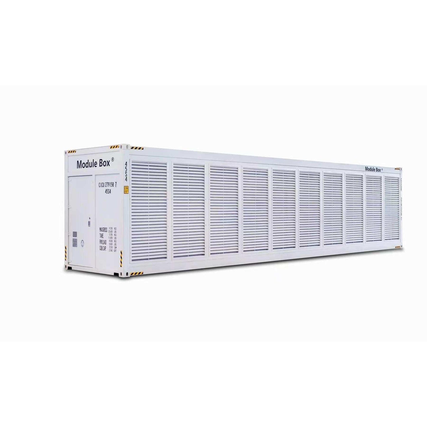 ModuleBox V4 Smart Aircooled Mobile Mining Container 20HC and 40HC for cryptocurrency mining with cooling system and remote control features